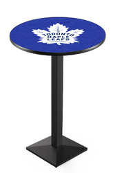 Toronto Maple Leafs L217 Black Wrinkle Logo Table