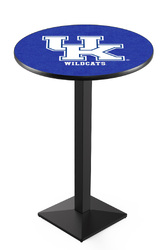 Kentucky L217 Black Wrinkle Logo Table
