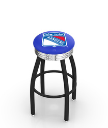 New York Rangers L8B3C Bar Stool