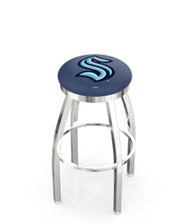 Seattle Kraken L8C2C Bar Stool