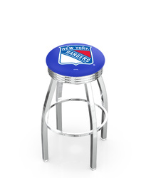 New York Rangers L8C3C Bar Stool
