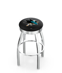 San Jose Sharks L8C3C Bar Stool