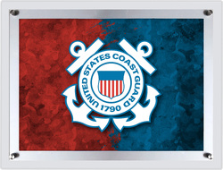 Coast Guard Acrylic LED Backlit Sign