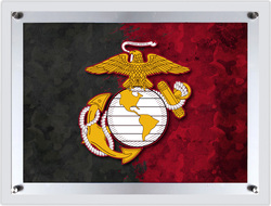 Marines Acrylic LED Backlit Sign