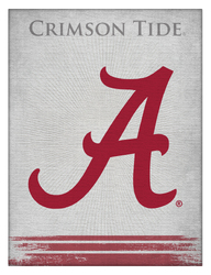 Alabama Crimson Tide Canvas Art 01