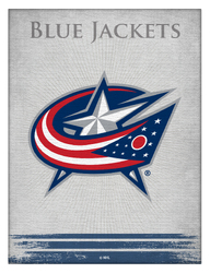 Columbus Blue Jackets Canvas Art 01