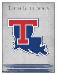 Louisiana Tech Canvas Art 01