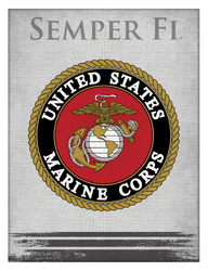 Marines Canvas Art 01