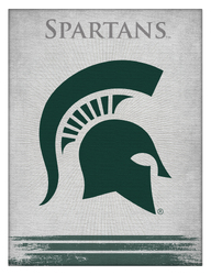 Michigan State Canvas Art 01