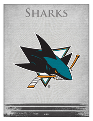 San Jose Sharks Canvas Art 01