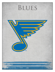 St. Louis Blues Canvas Art 01