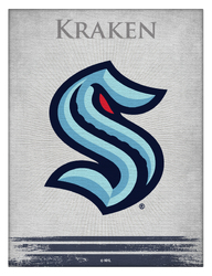 Seattle Kraken Canvas Art 01
