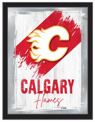 Calgary Flames Logo Mirror 08