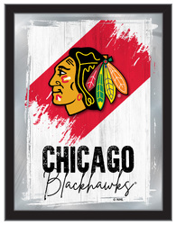 Chicago Blackhawks Logo Mirror 08