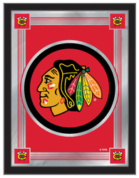 Chicago Blackhawks Logo Mirror 01