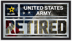 Army Retired Mirror