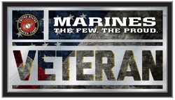 Marines Veteran Mirror