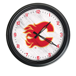 Calgary Flames Indoor/Outdoor LED Clock