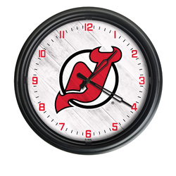 New Jersey Devils Indoor/Outdoor LED Clock