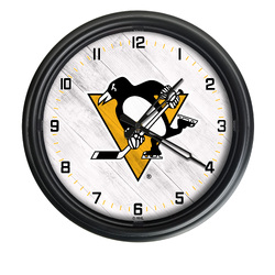 Pittsburgh Penguins Indoor/Outdoor LED Clock