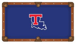 Louisiana Tech Logo Billiard Cloth