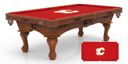 Calgary Flames Billiard Table