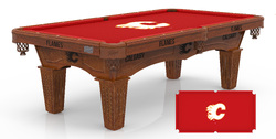 Calgary Flames Billiard Table