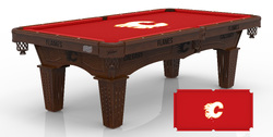 Calgary Flames Billiard Table