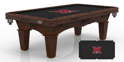 Miami Ohio Billiard Table