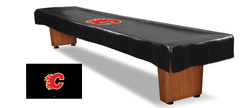 Calgary Flames Shuffleboard Cover