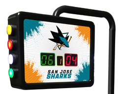 San Jose Sharks Shuffleboard Scoring Unit