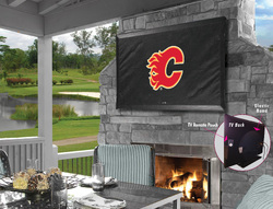 Calgary Flames Flat Screen TV Covers