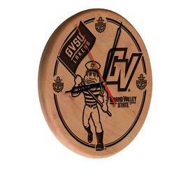 Grand Valley State Laser Engraved Wood Clock