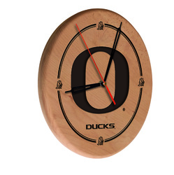Oregon Laser Engraved Wood Clock