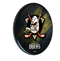 Anaheim Ducks Printed Wood Clock