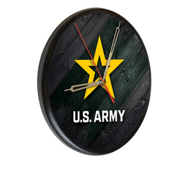 Army Printed Wood Clock