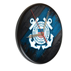 Coast Guard Printed Wood Clock