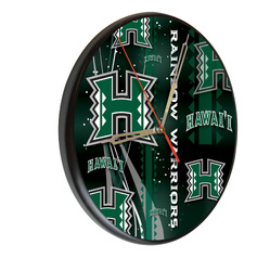 Hawaii Printed Wood Clock