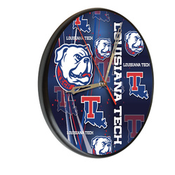 Louisiana Tech Printed Wood Clock