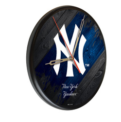 New York Yankees Printed Wood Clock