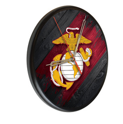 Marines Printed Wood Clock