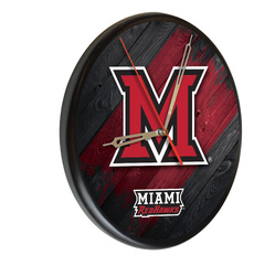 Miami Ohio Printed Wood Clock