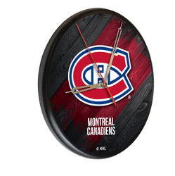Montreal Canadiens Printed Wood Clock