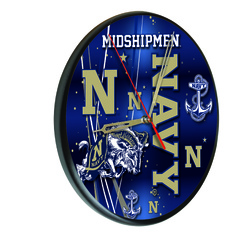 US Naval Academy Printed Wood Clock