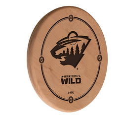 Minnesota Wild Laser Engraved Wood Sign