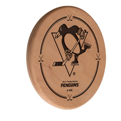 Pittsburgh Penguins Laser Engraved Wood Sign