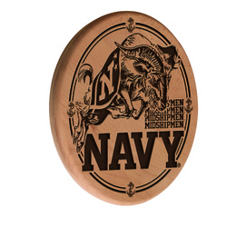US Naval Academy Laser Engraved Wood Sign