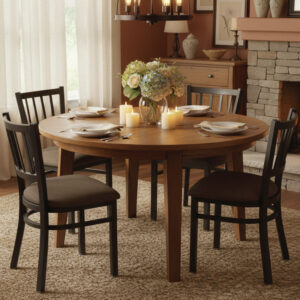 610-Contessa-1-dining-set-by-fireplace