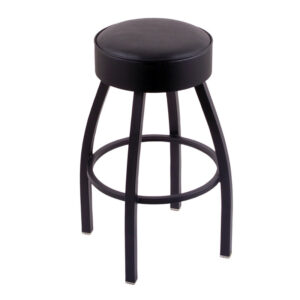 C8B1 backless swivel Bar Stool black frame 4 inch seat