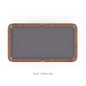 Hainsworth Classic Bankers Grey Holland Bar Stool Billiard Table Cloth